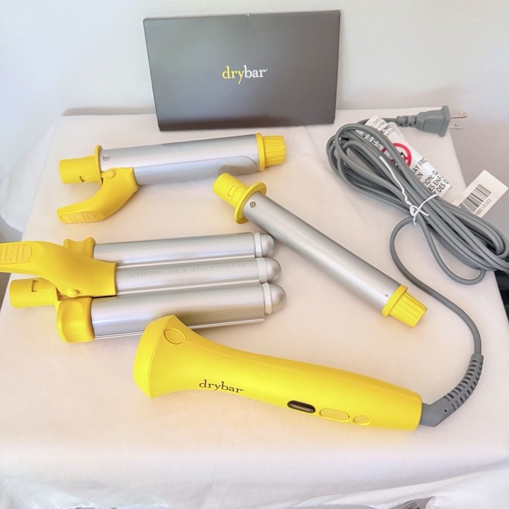 Drybar The Mixologist 3-in-1 Hair Styling Tool New Open Box Missing Travel Bag